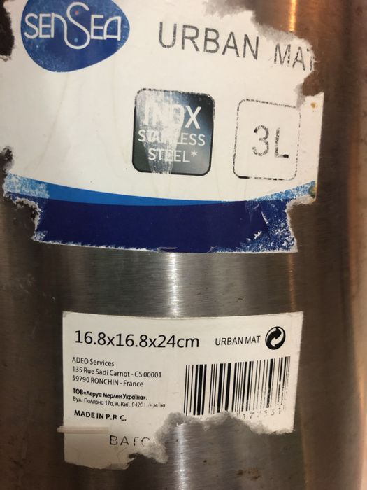 2 Baldes inox  3 litros