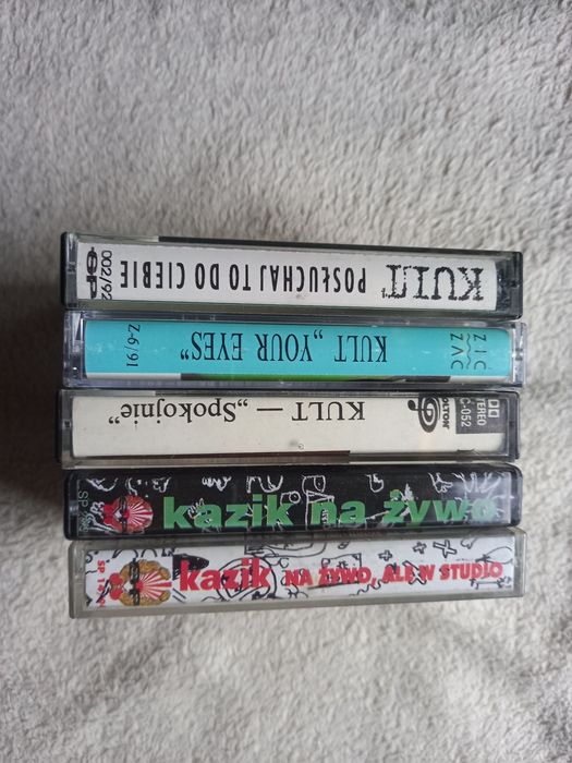 Zestaw 5 kaset Kult / Kazik na żywo