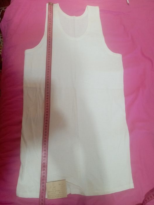 Майка мужская, хлопок 100% Цвет белый