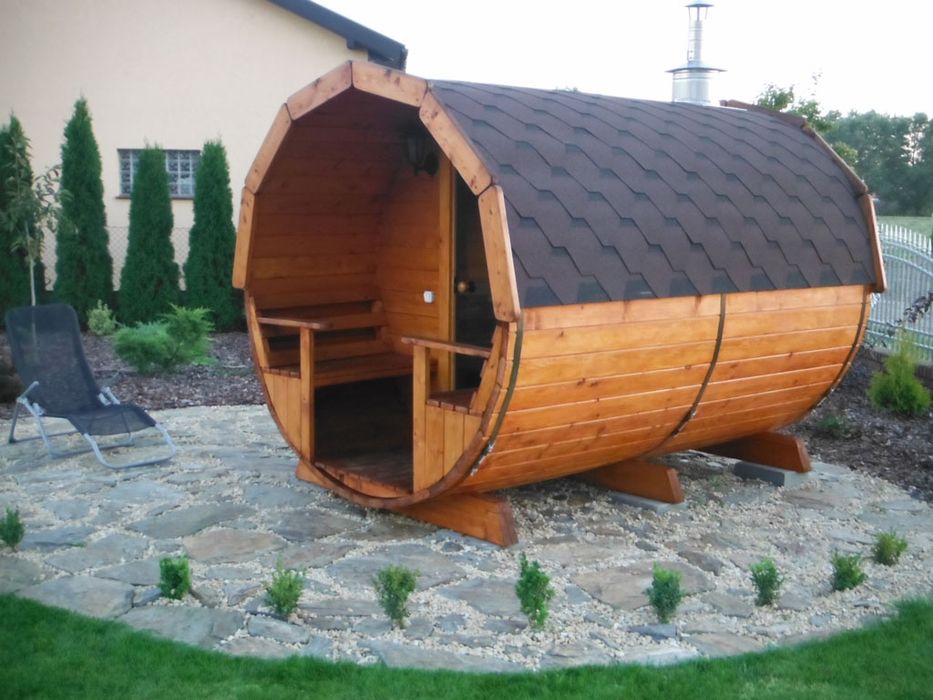 Sauna ogrodowa balia skandynawska