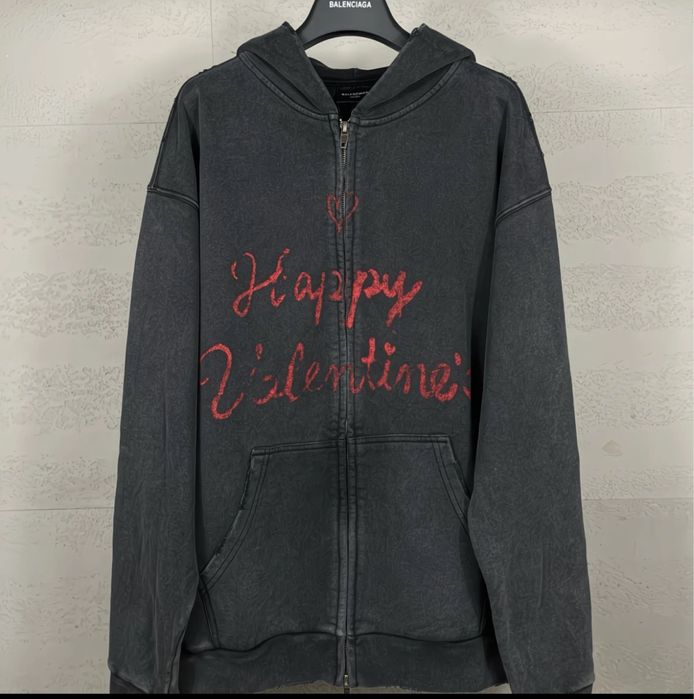 Худи Balenciaga Valentines day,зіпка,зіп худі zip hoodie