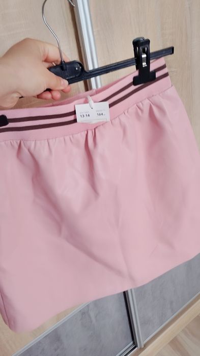 Nowa spódniczka z eko skóry dla dziewczynki rozm 164