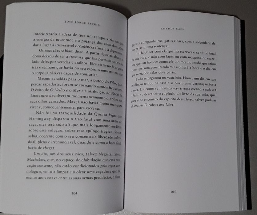 Livro: Amados Cães, de José Jorge Letria, novo!