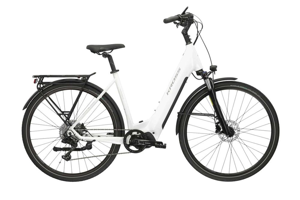 Rower elektryczny KROSS Trans Hybrid LS 5.0 Biały 28"