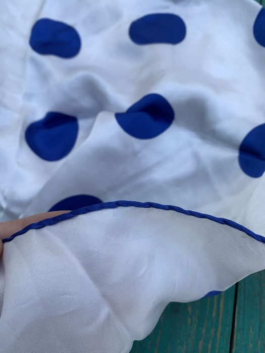 Dolce & Gabbana polka dot платок шарф шелковый D&G Silk