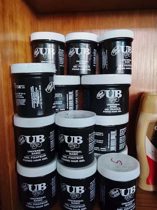 Gel preto para cabelo 250g