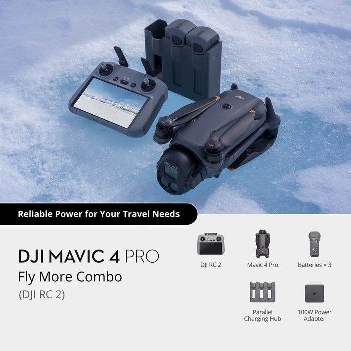 DJI Mavic 4 Pro Fly More Combo | DJI RC 2 | SELADO | 3 ANOS DE GARANTIA