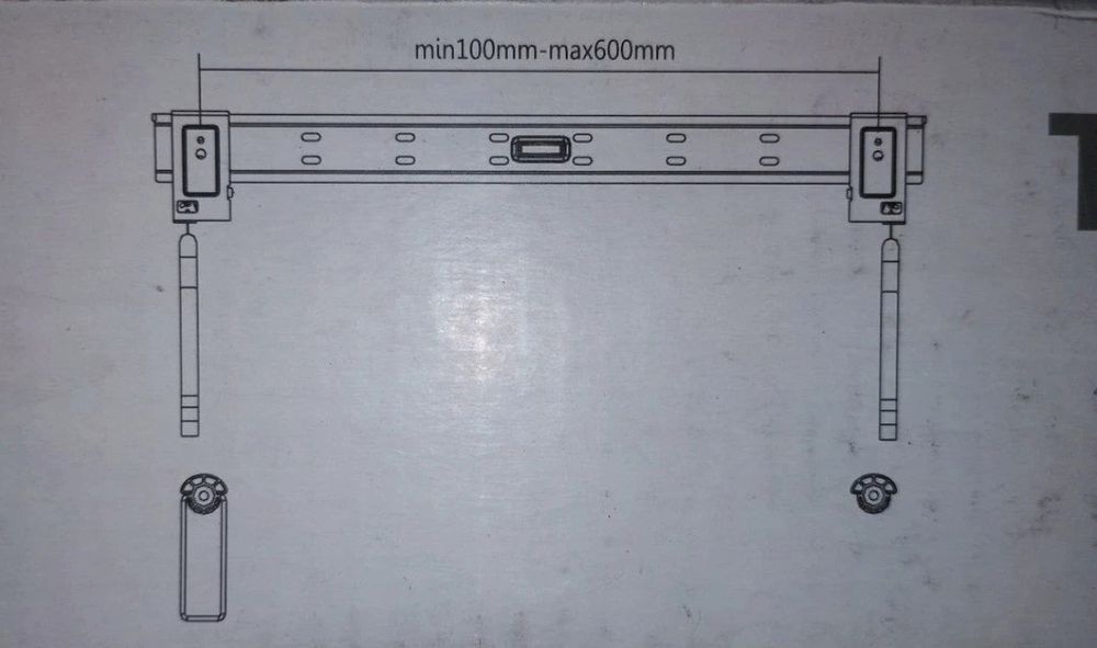 Uchwyt ścienny do telewizorów
• Rozmiar ekranu: 37"~70"
• Maksymalne o
