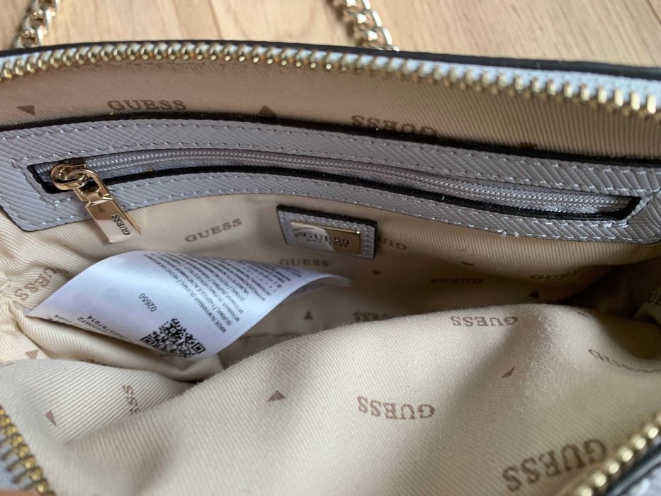 Guess NOELLE Cross body bag - lavendar grey