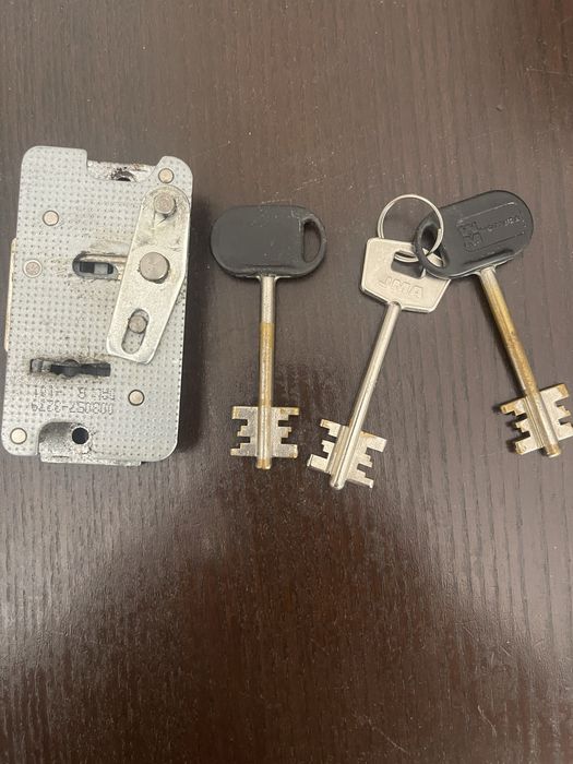 Canhao de porta blindada 3 chaves