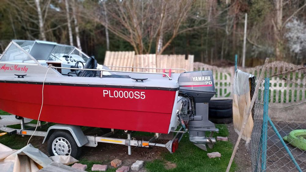 Łódź Wedkarska Yamaha 70hp 2T/ Cały zestaw CENA OSTATECZNA
