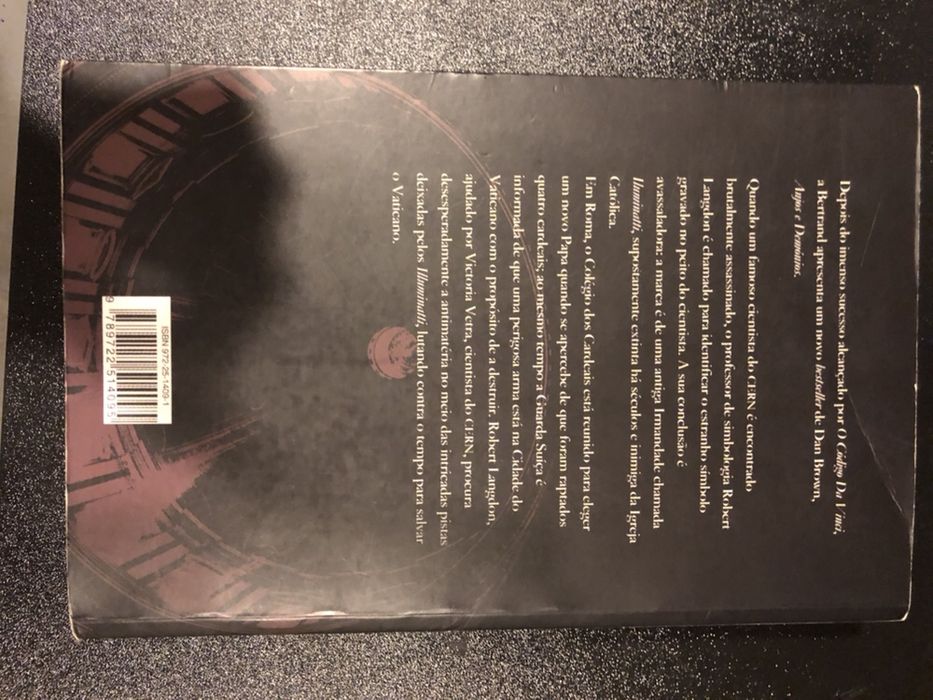Livro Anjos e Demónios(inclui portes de envio)