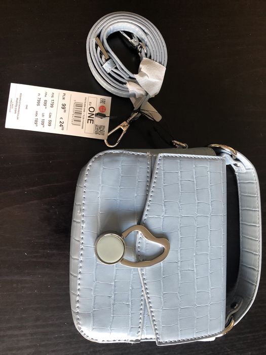 Nowa mała błękitna torebka Mohito