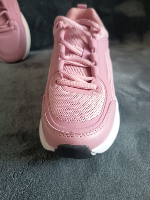 Nowe różowe damskie sneakersy rozm 36 wysoka podeszwa even&odd