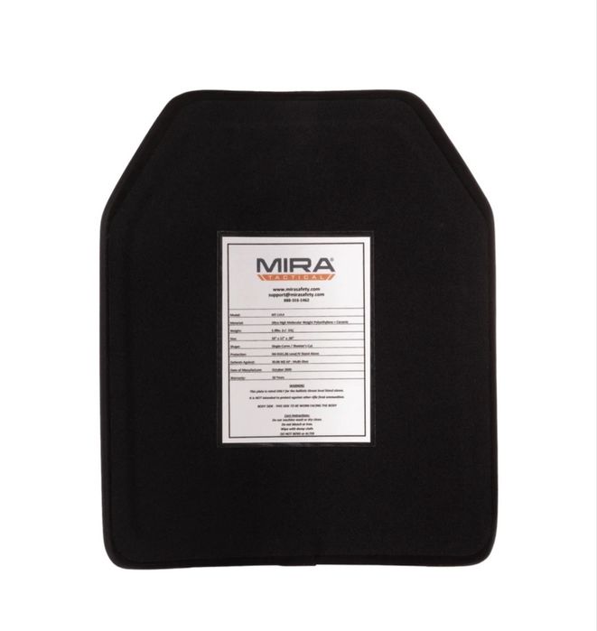 Керамічні бронеплити MIRA Tactical USA Level IV NIJ (6клас ДСТУ) 2,7кг