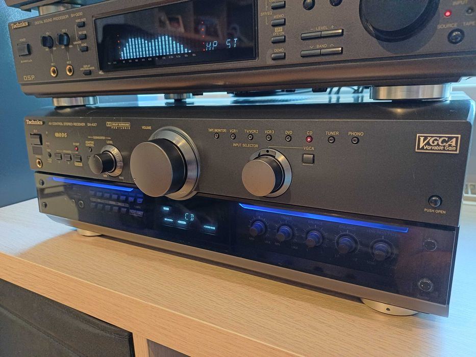 Amplituner Technics SA-AX7 + oryginalny pilot