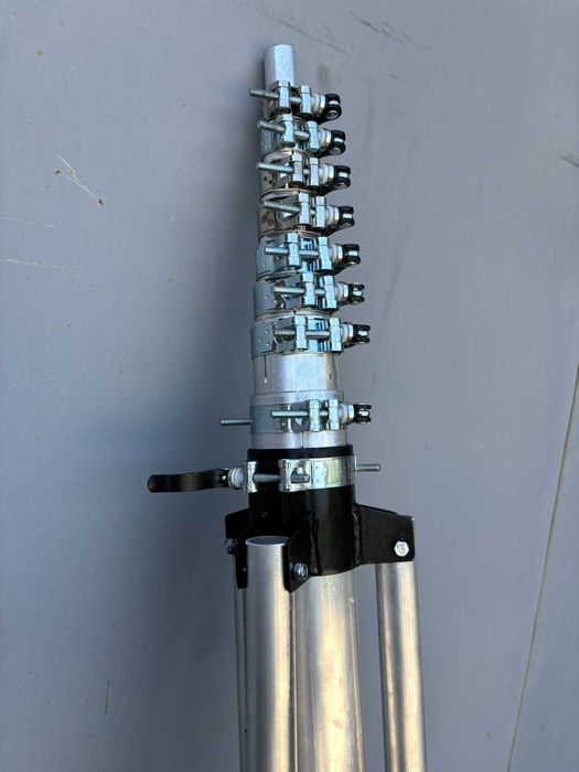 Щогла 19м компактна 2,3м телескопічні ноги мачта для антен з алюмінію