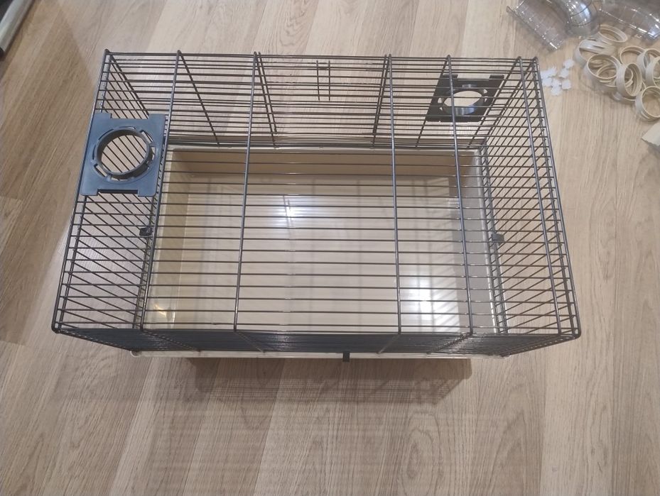 Klatka dla chomika z akcesoriami