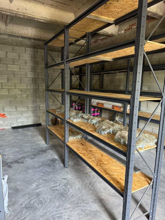 Палетні стелажі для складу. Стелажі в гараж, на виробництво, опт. базу