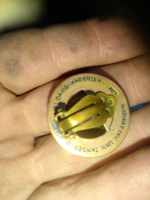 Сережки кліпси David Andersen bronze  Scandinavian