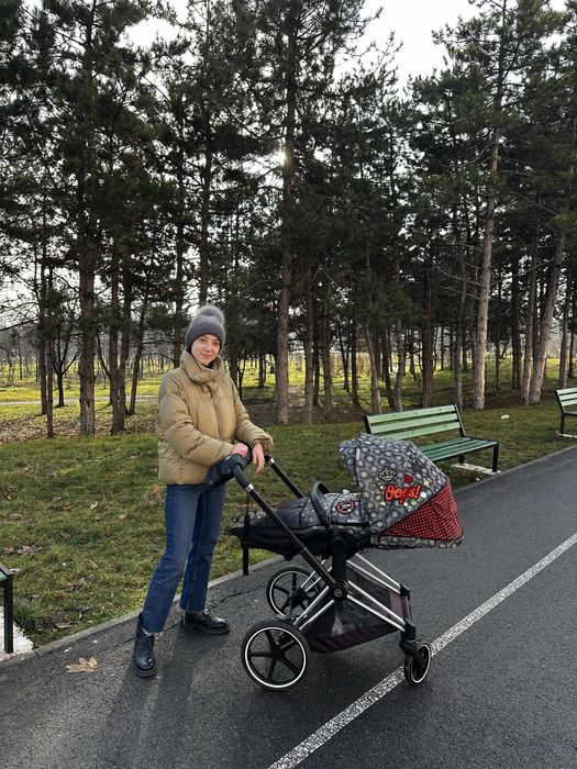 Візочок Cybex Priam lux 2в1 Rebellious коляска сайбекс пріам футмуф