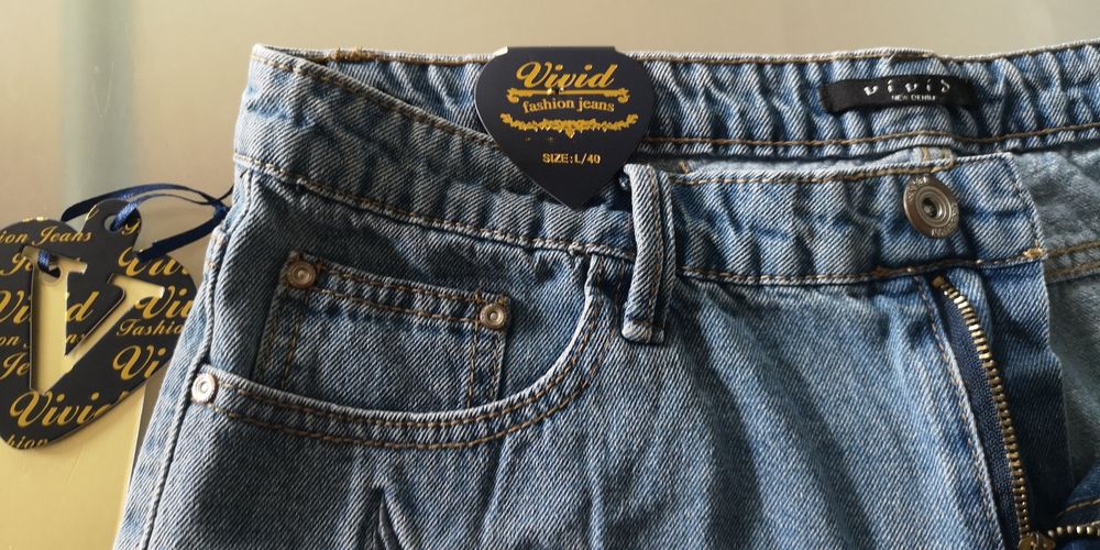Spodenki New Denim Vivid rozm:L/40 pas 84 cm