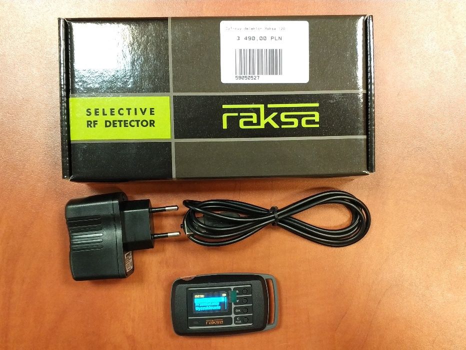Raksa-121 LTE - wykrywacz kamer, podsłuchów GSM, lokalizatorów GPS