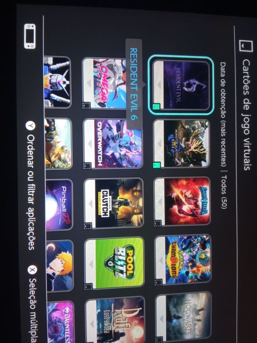 Nintendo Switch 1 c/ conta com jogos