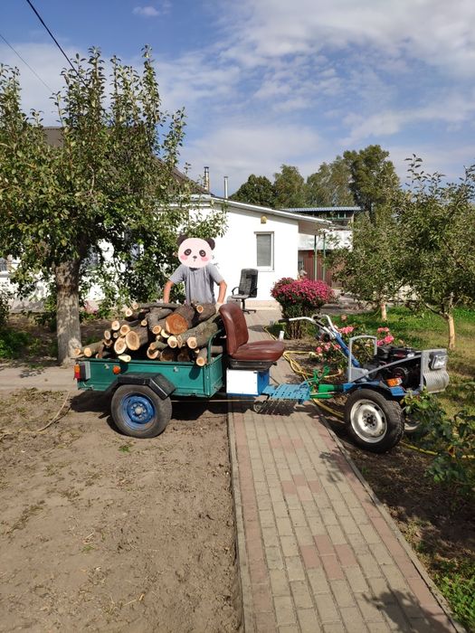 Мотоблок з причепом