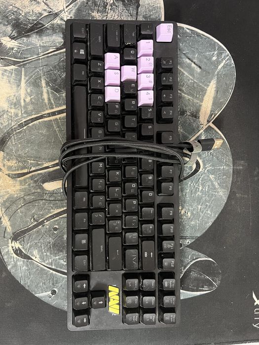 Ігрова переферія : HyperX Cloud Alpha Pink, hator evo tkl, xtrfy pad
