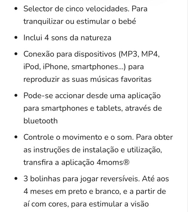 Espreguiçadeira 4moms