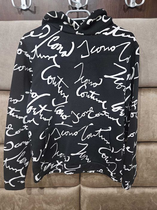 Bluza z kapturem chłopięca czarna ICONO  rozmiar S