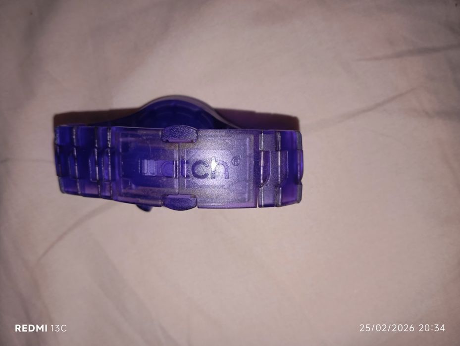 Relógio senhora Swatch roxo