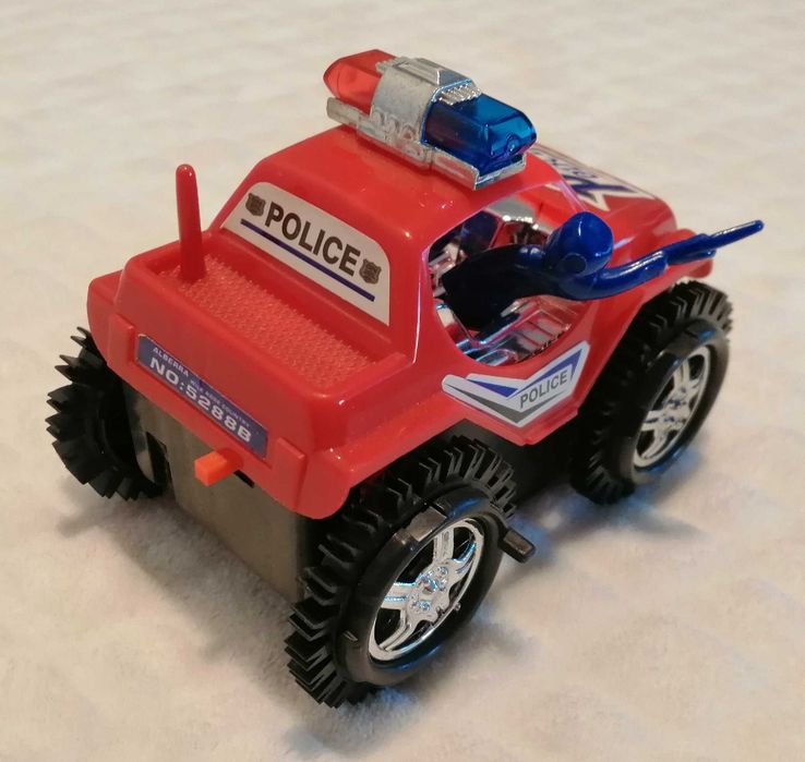 Policja, radiowóz, dżip, 11,5cm, napęd (Zabawka, Autko)