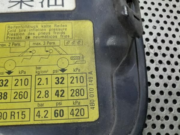 Tampa depósito combustível AUDI A6 (4B2, C5)