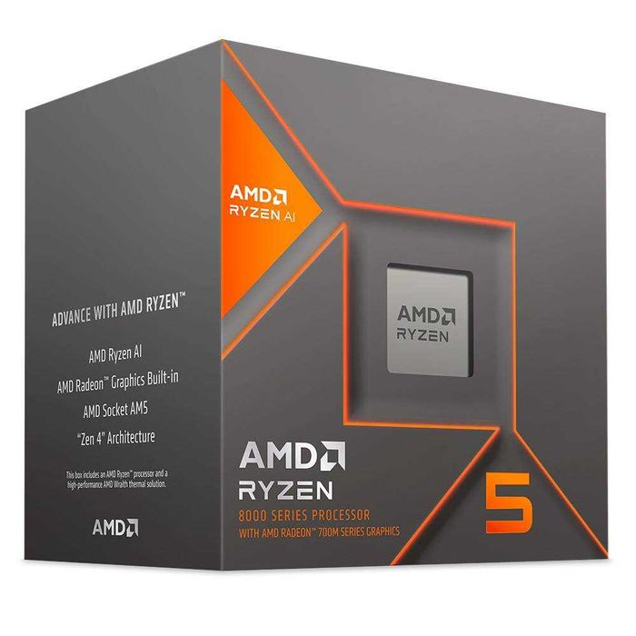 AMD Ryzen 5 8600G "Zen 4" Processor, 6-Core, 4.3GHz with Turbo Boost up to 5.0GHz64751231746946120