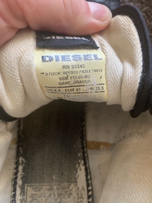 Черевики, ботинки DIESEL Оригінал 42р 27см