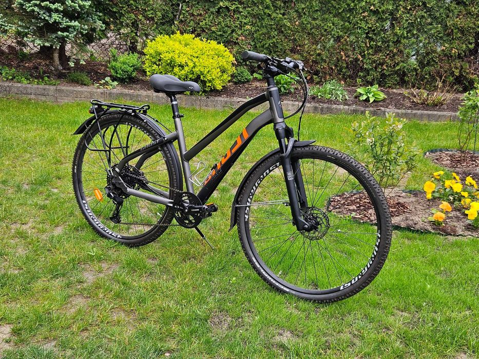 Rower GHOST Square Cross Essential AL grafitowy 18,5