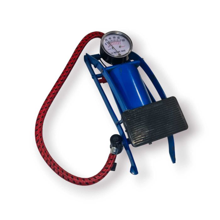 Bomba Ar de Pé Empress – Com Manómetro + Caixa Original (Modelo A001)