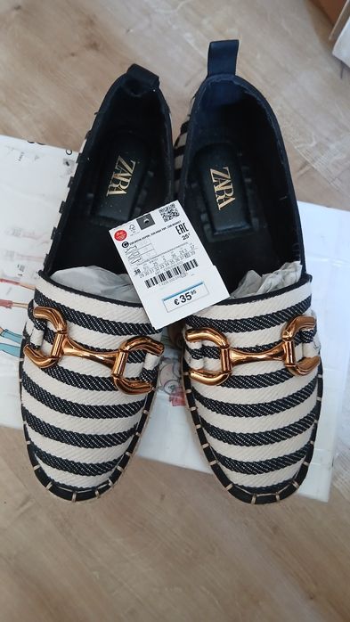 Скидка!Эспадрильи коттон ZARA.38р.