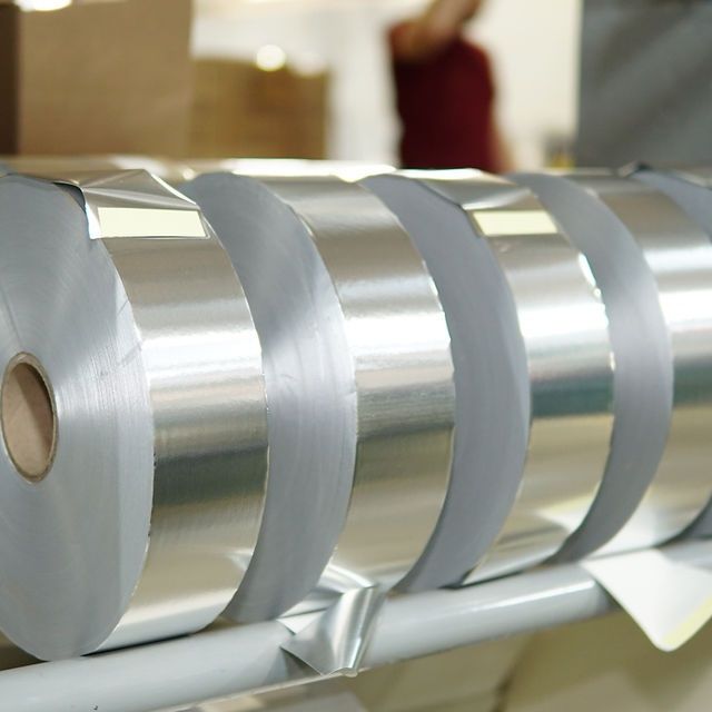 Folia aluminiowa, srebrna i złota folia do pakowania, papier pakujący