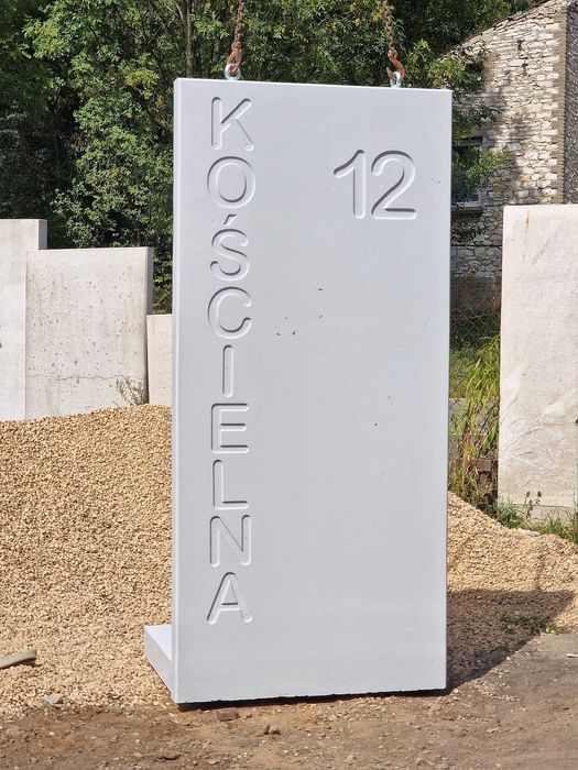 Beton architektoniczny Panel, Elki ogrodzeniowe, Płyty lewitujace