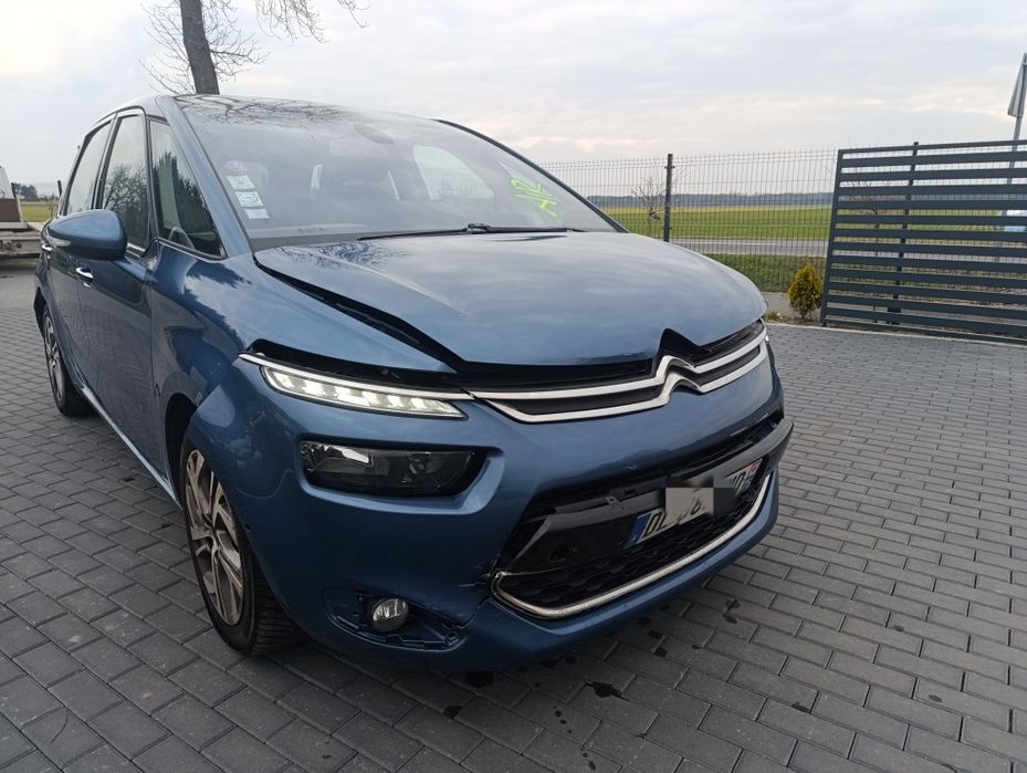Citroen C4 Picasso benzyna skóry 1.6 bogata wersja. Uszkodzony!
