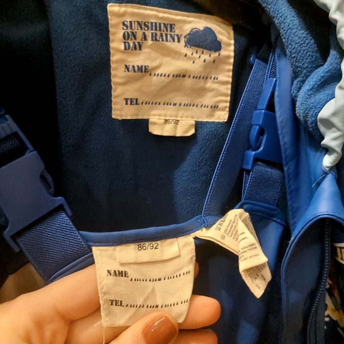 Komplet przeciwdeszczowy dla chłopca