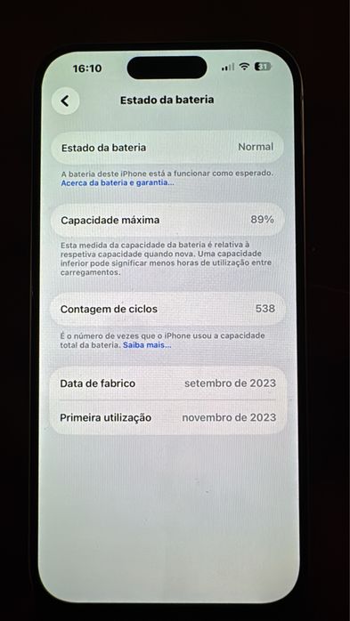 Iphone 15 pro em otimo estado