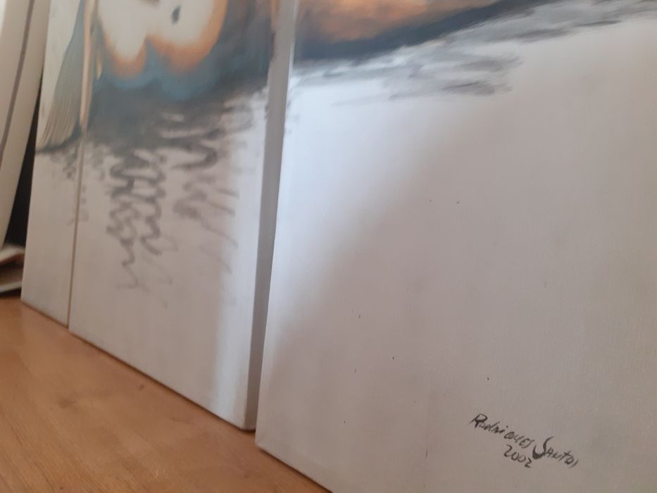 Telas pintadas quadros