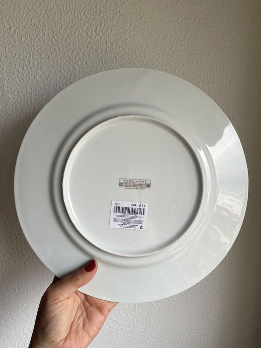 Prato em porcelana Zara Home