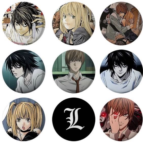 Набір пінів Death note