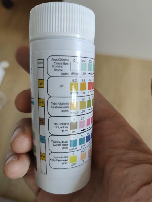 Тест для аналізу води в басейні, спа spa