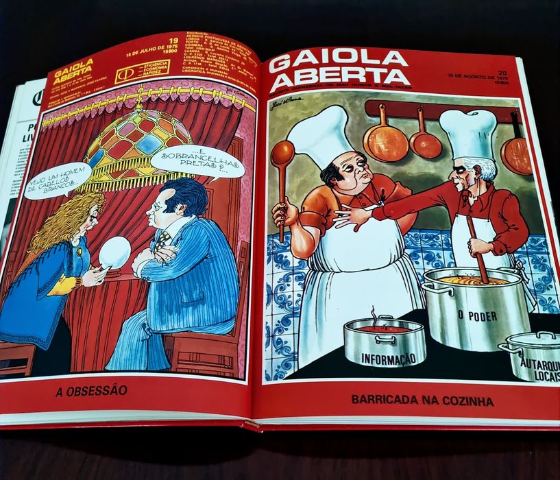 Vendo coleção Gaiola Aberta, 2 volumes de José Vilhena